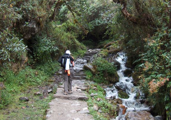Marcheurs sur le Chemin de l&rsquo;Inca vers le Machu Picchu