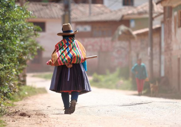 Randonn&eacute;e dans les paysages agricoles de Chinchero au P&eacute;rou