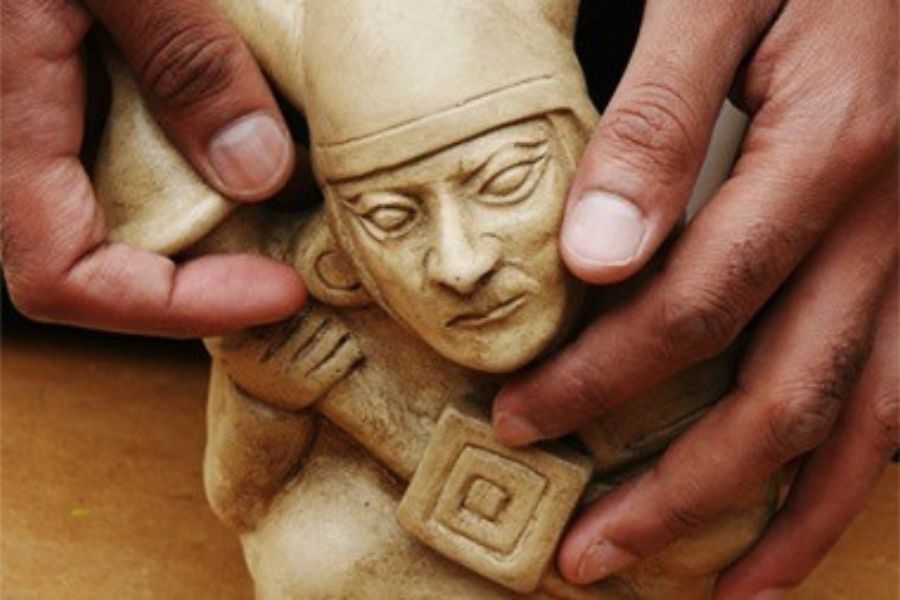 Céramiques précolombiennes exposées au musée Larco