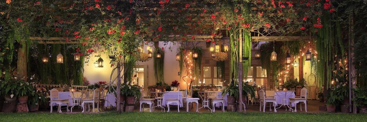 Terrasse et restaurant du mus&eacute;e Larco &agrave; Lima