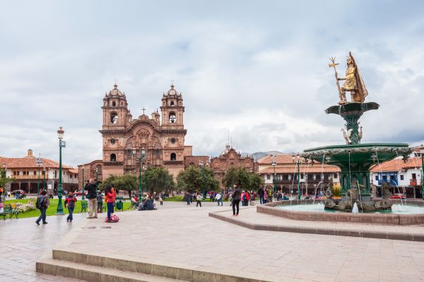 La Plaza de Armas de Cusco au P&eacute;rou