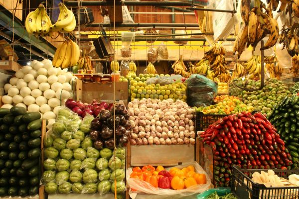Le march&eacute; de San Pedro &agrave; Cusco