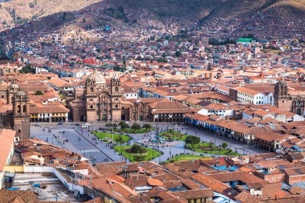 Vue sur Cusco au P&eacute;rou